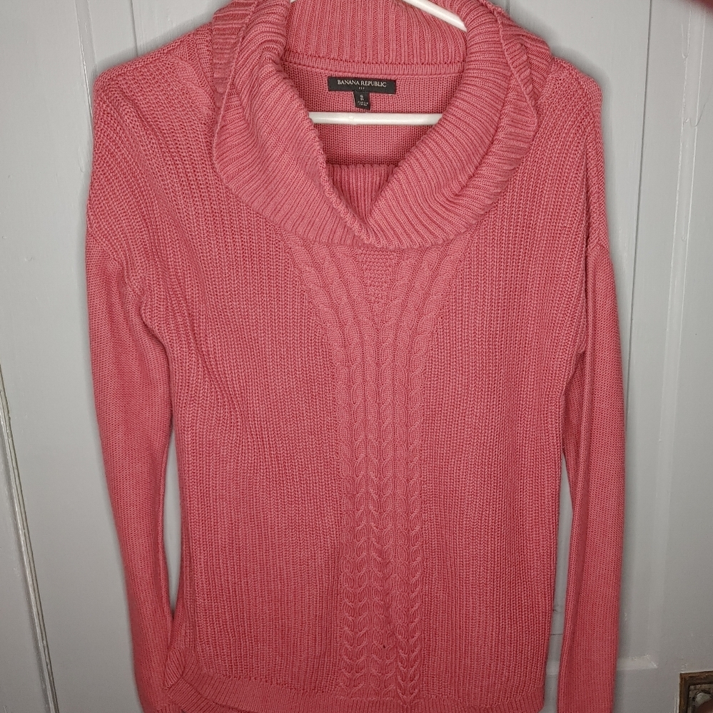 2/$50 Pink Banana Republic Knit Sweater - Picture 3 of 5